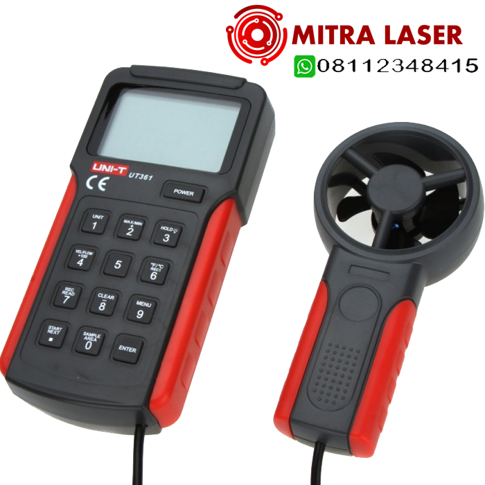 UNIT UT361 Anemometer Data Logger Mitra Laser Store